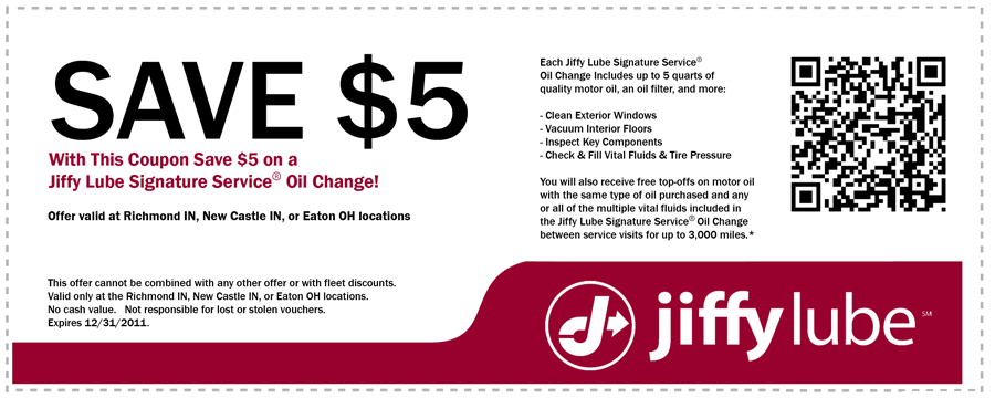 WFMG | JIFFY LUBE COUPON